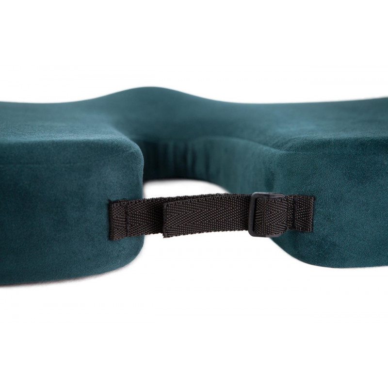 Ортопедична подушка для сидіння - Model-1. Correct Shape®. Подушка від геморою, подагри, простатита смарагдовий