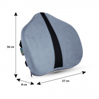 Ортопедична подушка під спину - Сorrect Line Max Correct Shape® сірий