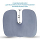 Ортопедична подушка для сидіння Model-1, Correct Shape®. Подушка від геморою, подагри, простатиту сірий