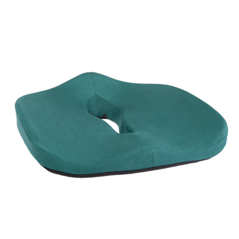 Ортопедична подушка для сидіння - Max Comfort, Correct Shape®. Подушка від геморою, простатита, подагри смарагдовий