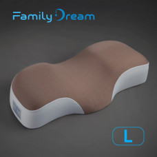 Ортопедична подушка для сну Family Dream® розмір L (clothing: M - L) капучино