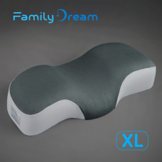 Ортопедична подушка для сну Family Dream® розмір XL (clothing: XL - XXXL) темна олива