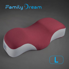 Ортопедична подушка для сну Family Dream® розімр L (clothing: M - L) теракотовий