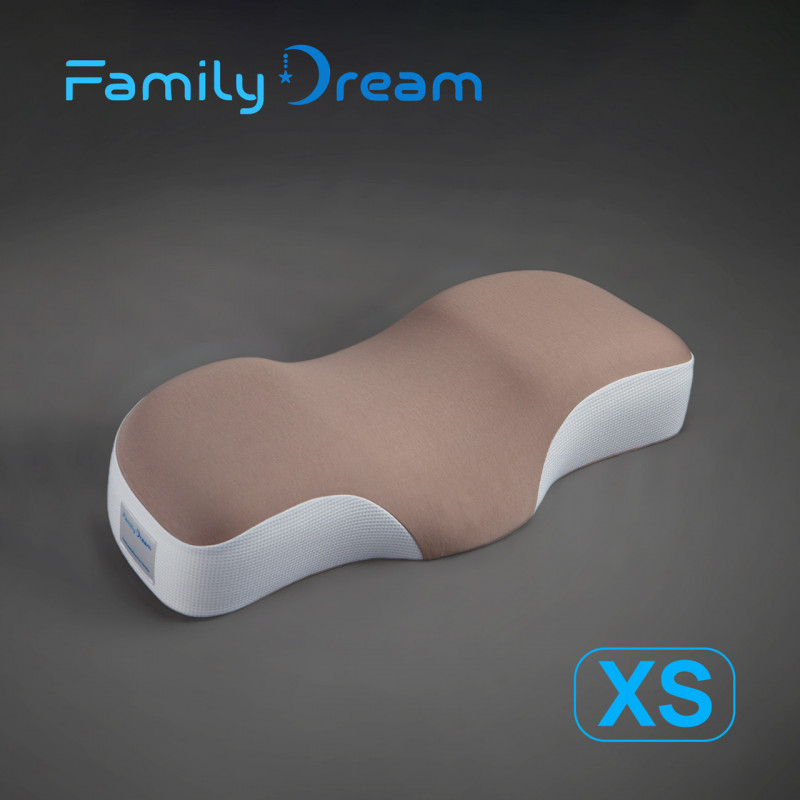Дитяча ортопедична подушка для сну Family Dream® XS (зріст 125-135 см) Вік 7-10 років капучино