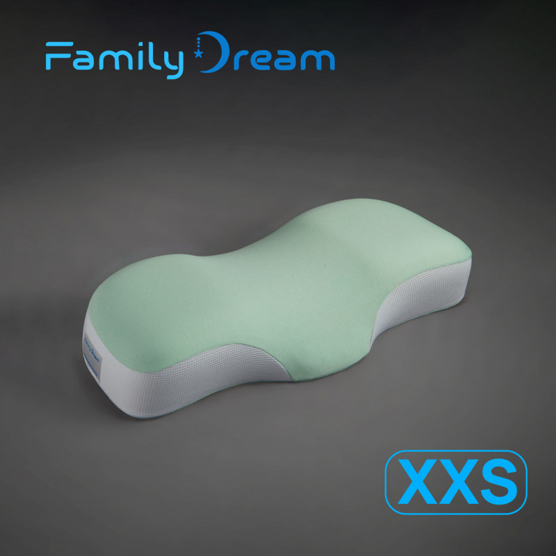 Дитяча ортопедична подушка для сну Family Dream® XXS (зріст 110-125 см) Вік 3-7 років м'ята
