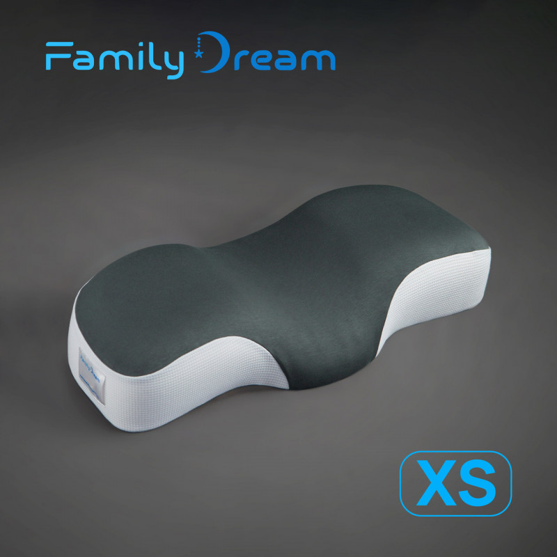 Дитяча ортопедична подушка для сну Family Dream® XS (зріст 125-135 см) Вік 7-10 років темна олива