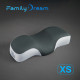 Дитяча ортопедична подушка для сну Family Dream® XS (зріст 125-135 см) Вік 7-10 років темна олива