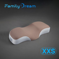 Дитяча ортопедична подушка для сну Family Dream® XXS (зріст 110-125 см) Вік 3-7 років капучино