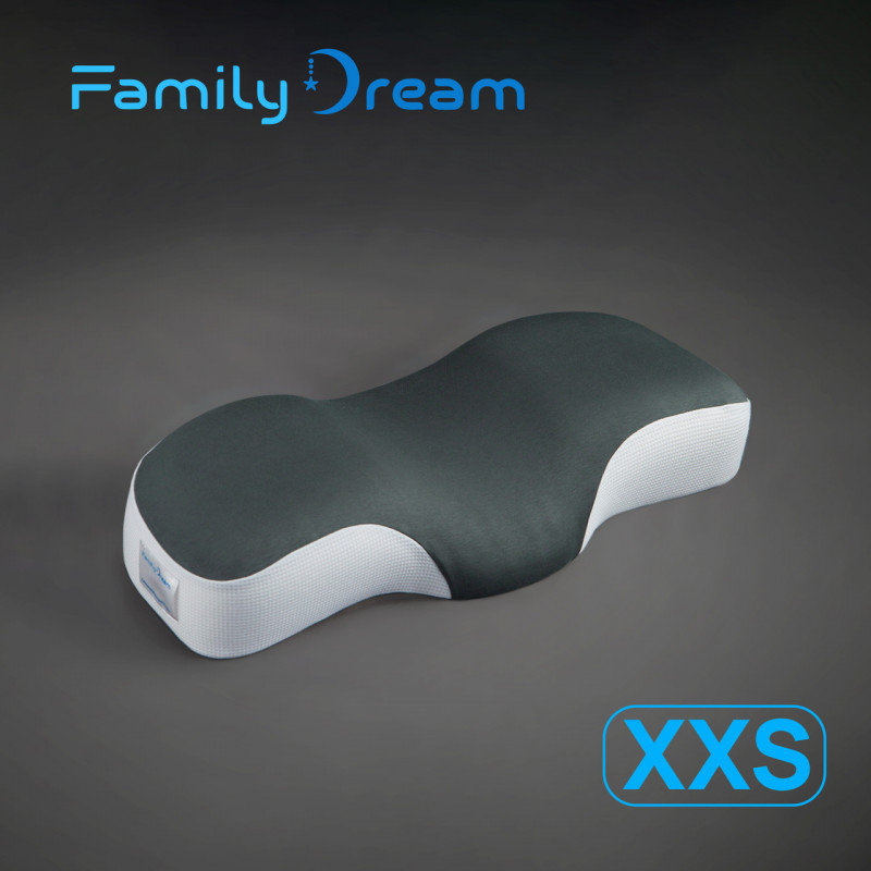 Дитяча ортопедична подушка для сну Family Dream® XXS (зріст 110-125 см) Вік 3-7 років темна олива
