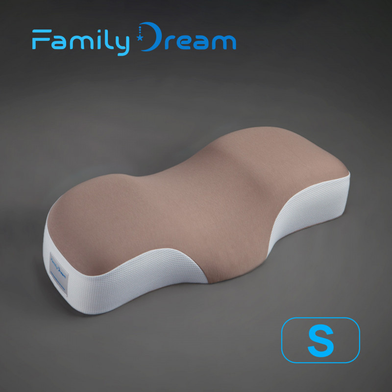 Дитяча ортопедична подушка для сну Family Dream® S (зріст користувача 135-145 см) Вік 10-13 років капучино