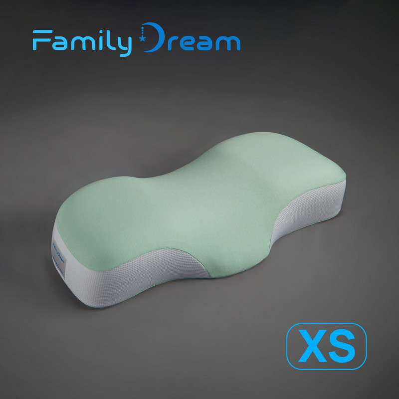 Дитяча ортопедична подушка для сну Family Dream® XS (зріст 125-135 см) Вік 7-10 років м'ята