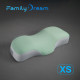 Дитяча ортопедична подушка для сну Family Dream® XS (зріст 125-135 см) Вік 7-10 років м'ята