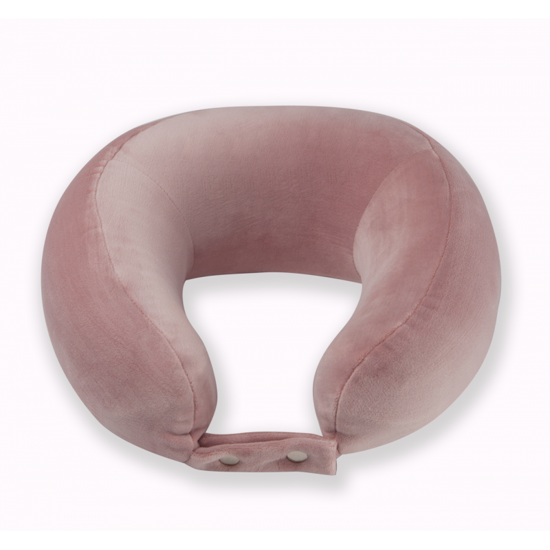 Ортопедична подушка бублік для мандрівок Good Travel, Correct Shape® (Memory Foam) розовий