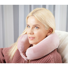 Ортопедична подушка бублік для мандрівок Good Travel, Correct Shape® (Memory Foam) розовий