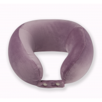Ортопедична подушка бублік для мандрівок Good Travel, Correct Shape® бузковий