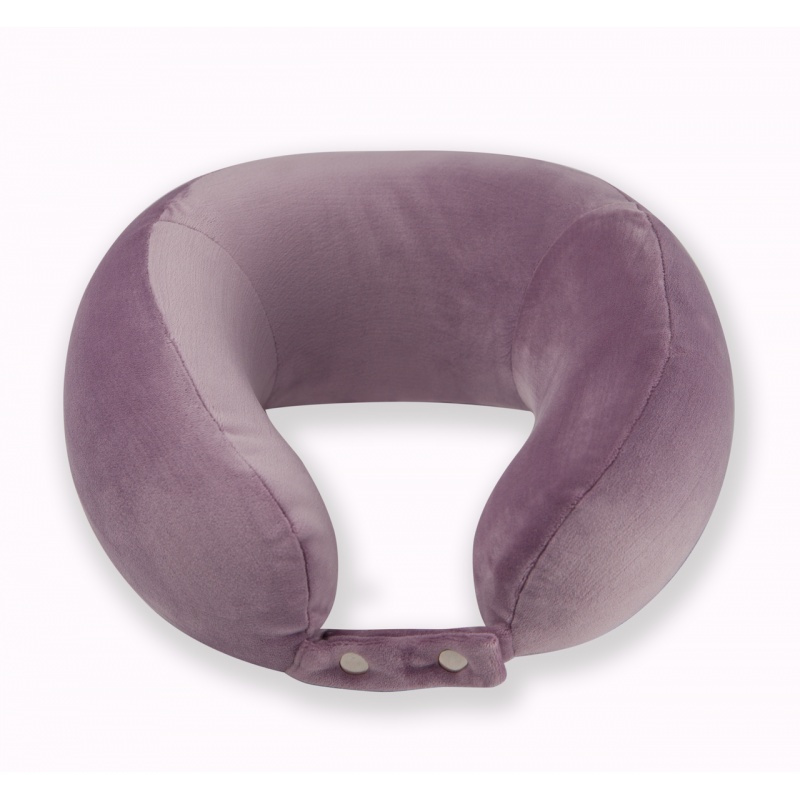 Ортопедична подушка бублік для мандрівок Good Travel, Correct Shape® бузковий