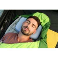 Похідна компактна ортопедична подушка для сну Travel Pillow, Correct Shape® (розмір L) блакитний