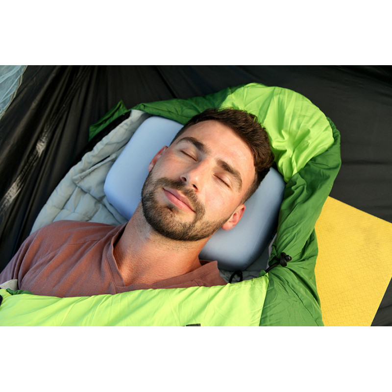 Похідна компактна ортопедична подушка для сну Travel Pillow, Correct Shape® (розмір ХL) блакитний