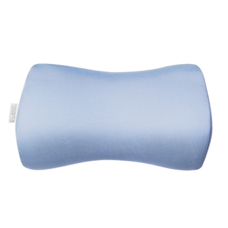 BEAUTY SET - ортопедична подушка для сну на животі Beauty Balance® (Roller PILLOW №2) тенсел блакитний