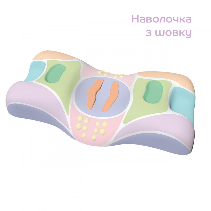 Ортопедична подушка Beauty Balance® наволочка ШОВК від зморшок сну та ранкової набряклості, графіт