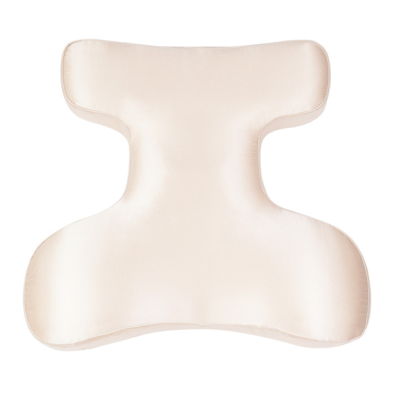 BEAUTY SET - ортопедична подушка для сну під голову Beauty Balance® (Roller PILLOW №2) шовк бежевий