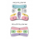 Комплект BEAUTY SET - ортопедичні подушки для сну на животі Beauty Balance® (Face Pillow №1 & Roller Pillow №2) шовк м'ята