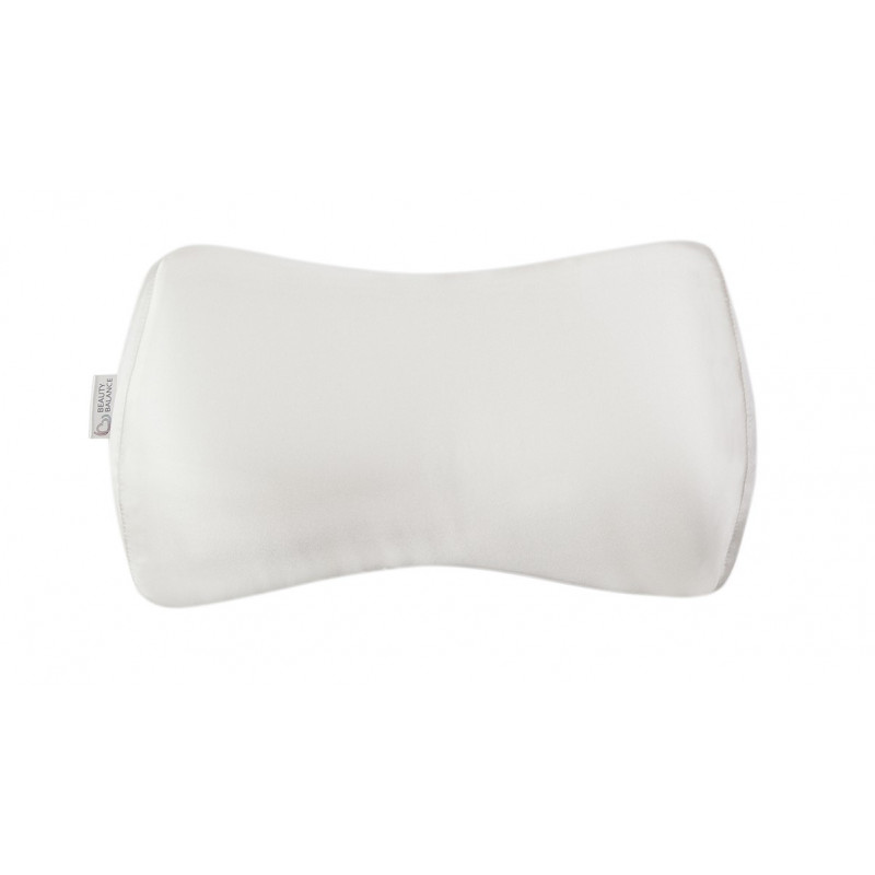 BEAUTY SET - ортопедична подушка для сну на животі Beauty Balance® (Roller PILLOW №2) шовк айворі