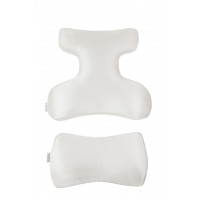 Комплект BEAUTY SET - ортопедичні подушки для сну на животі Beauty Balance® (Face Pillow №1 & Roller Pillow №2) шовк айворі