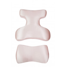 Комплект BEAUTY SET - ортопедичні подушки для сну на животі Beauty Balance® (Face Pillow №1 & Roller Pillow №2) шовк пудра