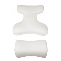 Комплект BEAUTY SET - ортопедичні подушки для сну на животі Beauty Balance® (Face Pillow №1 & Roller Pillow №2) тенсел айворі