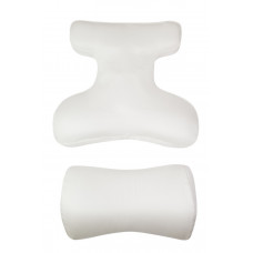 Комплект BEAUTY SET - ортопедичні подушки для сну на животі Beauty Balance® (Face Pillow №1 & Roller Pillow №2) тенсел айворі