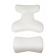 Комплект BEAUTY SET - ортопедичні подушки для сну на животі Beauty Balance® (Face Pillow №1 & Roller Pillow №2) тенсел айворі