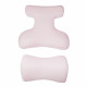 Комплект BEAUTY SET - ортопедичні подушки для сну на животі Beauty Balance® (Face Pillow №1 & Roller Pillow №2) тенсел пудра