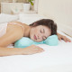 BEAUTY SET - ортопедична подушка для сну під голову Beauty Balance® (FACE PILLOW №1) шовк айворі