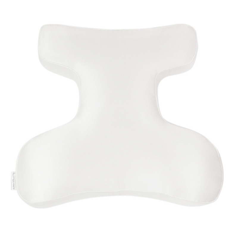 BEAUTY SET - ортопедична подушка для сну під голову Beauty Balance® (FACE PILLOW №1) шовк айворі