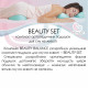 BEAUTY SET - ортопедична подушка для сну на животі Beauty Balance® (Roller PILLOW №2) тенсел смарагдовий