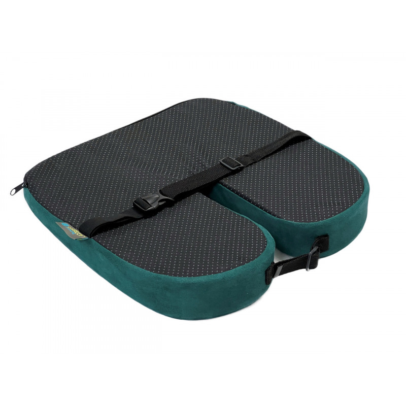 Дитяча ортопедична подушка для сидіння - School Comfort М1-М, Correct Shape® (вік 10-15 років) смарагд