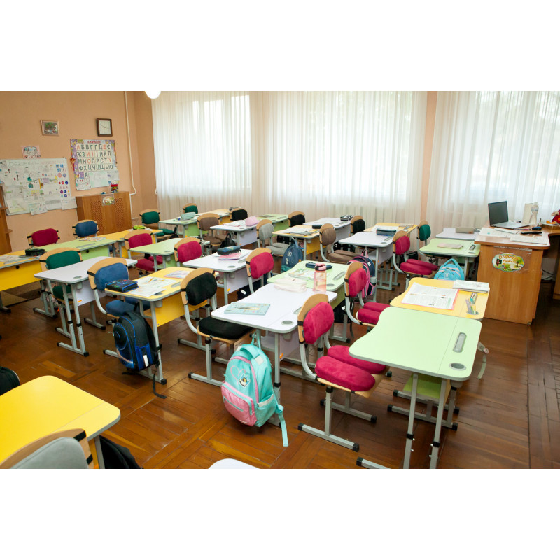 Дитяча ортопедична подушка для сидіння - School Comfort M1-S, Correct Shape® (вік 5-10 років) сірий