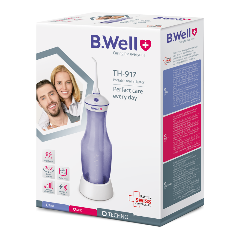 Портативний іригатор для ротової порожнини B.Well TH-917
