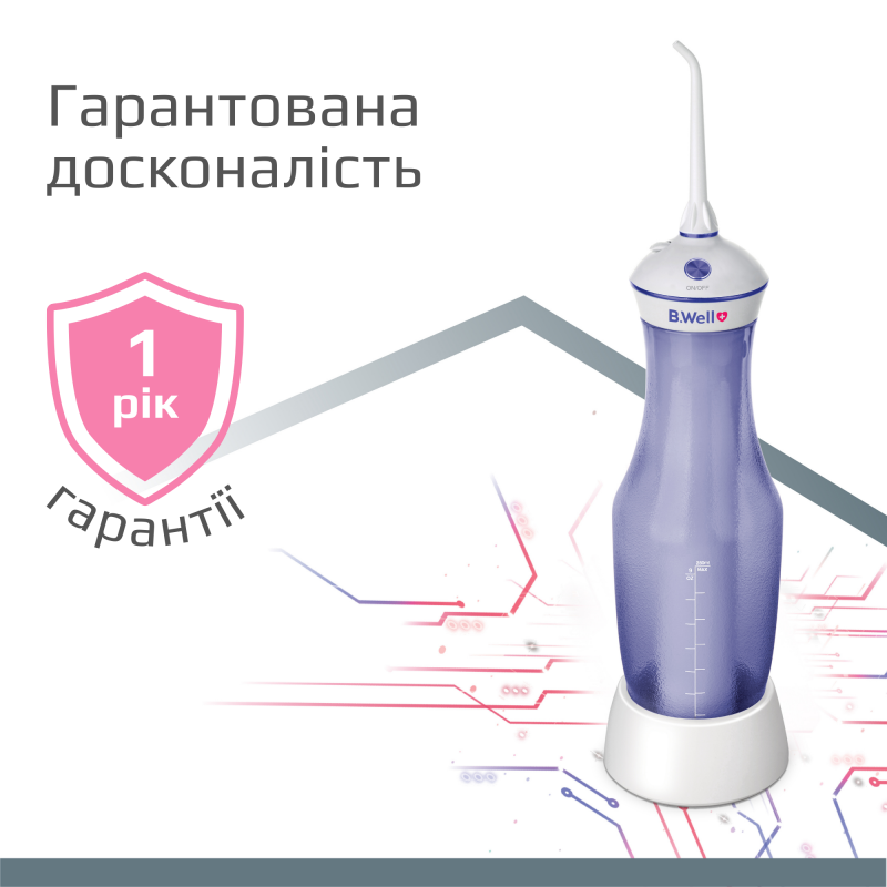 Портативний іригатор для ротової порожнини B.Well TH-917