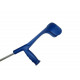 Підлокітна милиця Ossenberg Klassiker 230 DSK Extra Strong м'яка рукоятка синій