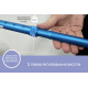 Тростина алюмінієва складна телескопічна Doctor Life 11874/F/SZ-BLU синій