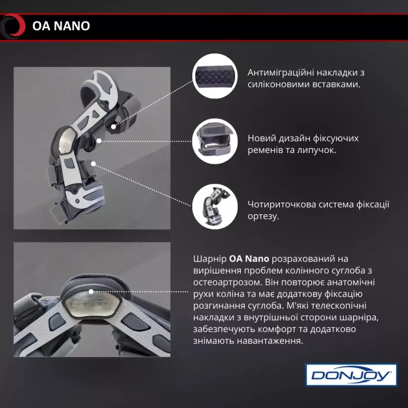 Інноваційний функціональний ортез OA Nano Medial