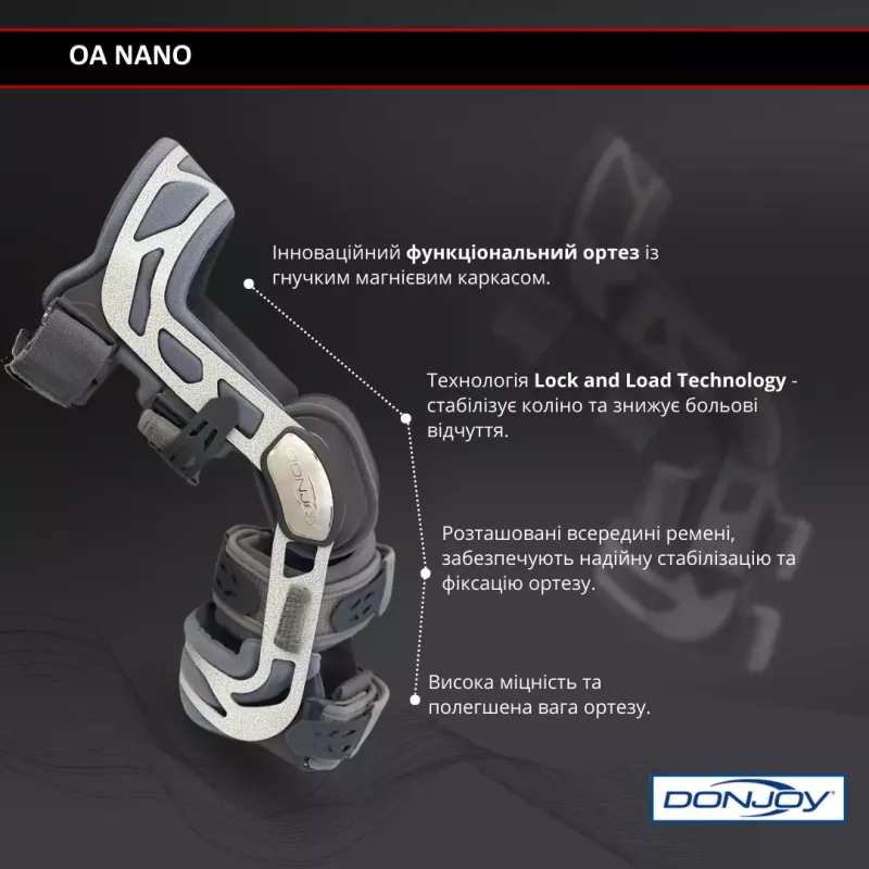 Інноваційний функціональний ортез OA Nano Medial