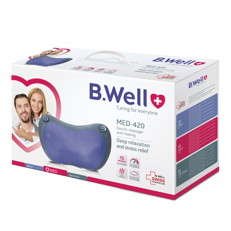 Електричний масажер з підігрівом B.Well MED-420