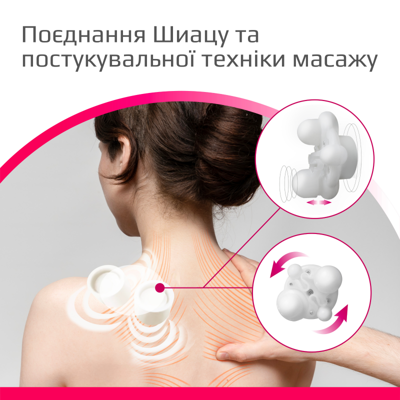 Електричний масажер з підігрівом B.Well MED-440
