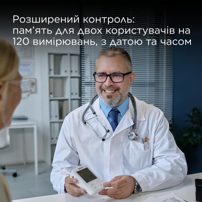 Автоматичний тонометр B.Well MED-51 з адаптером