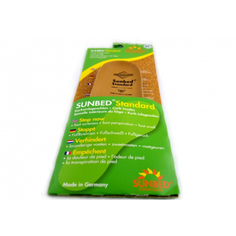 Ортопедична устілка з натурального корку Sunbed Standard