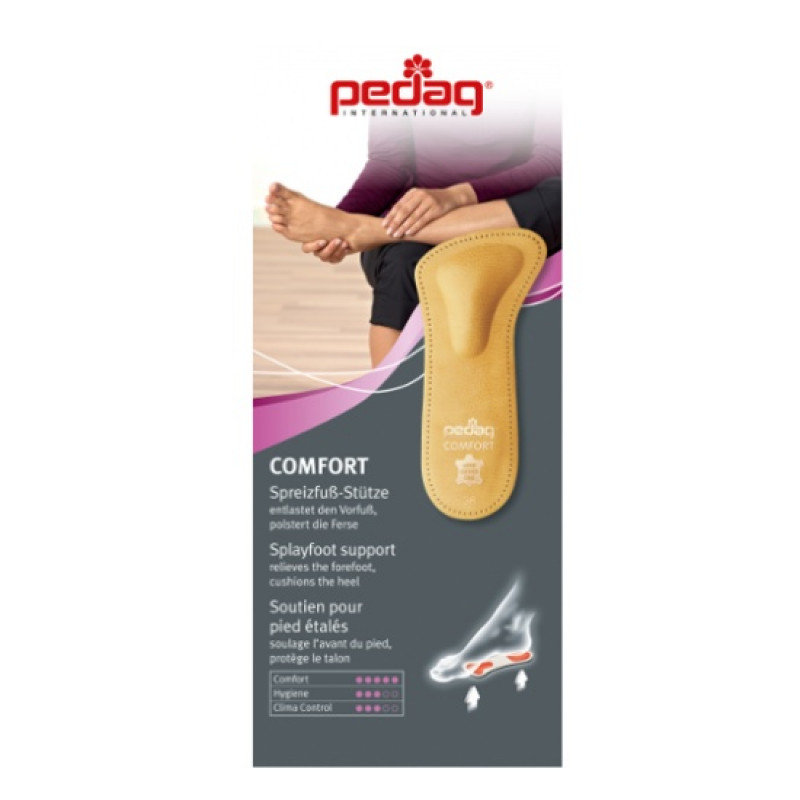 М'яка ортопедична напівустілка для закритого модельного взуття Comfort