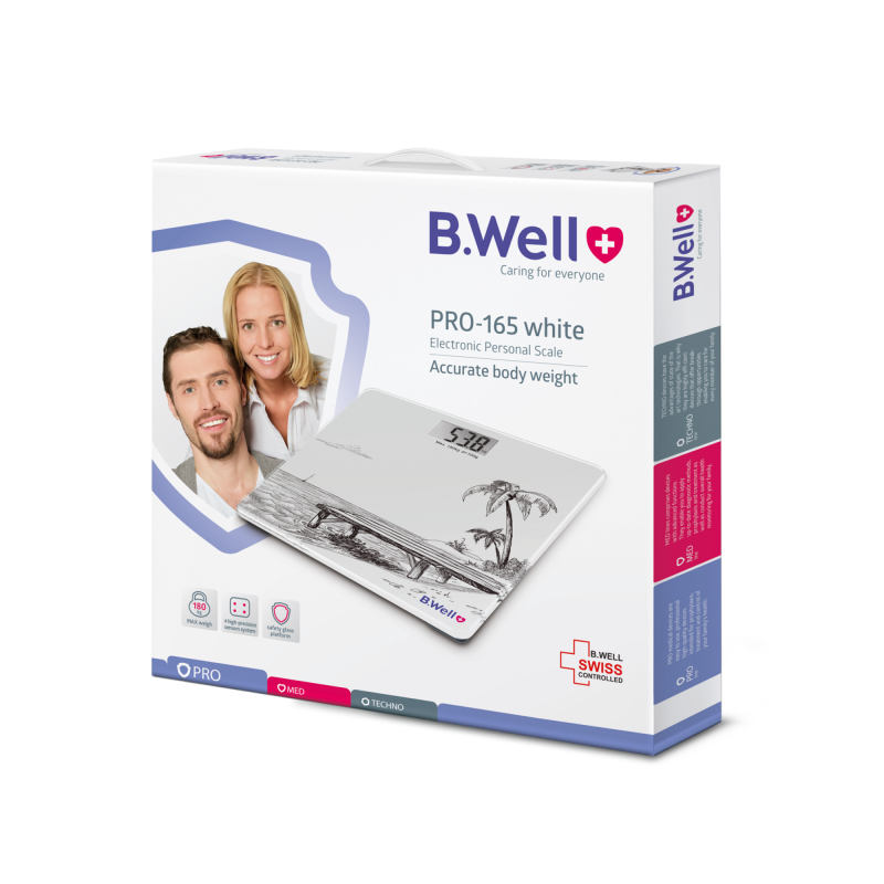 Електронні ваги B.Well PRO-165 Білі